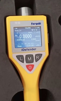 Thiết bị đo suất liều bức xạ xác định đồng vị phóng xạ gắn GPS